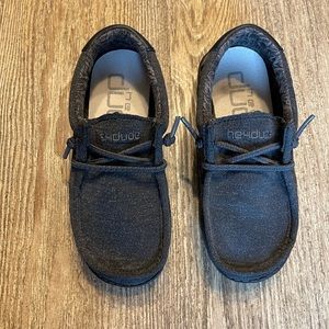 Toddler Boys Black Hey Dude size 10